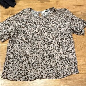 Leopard Print Women's Top